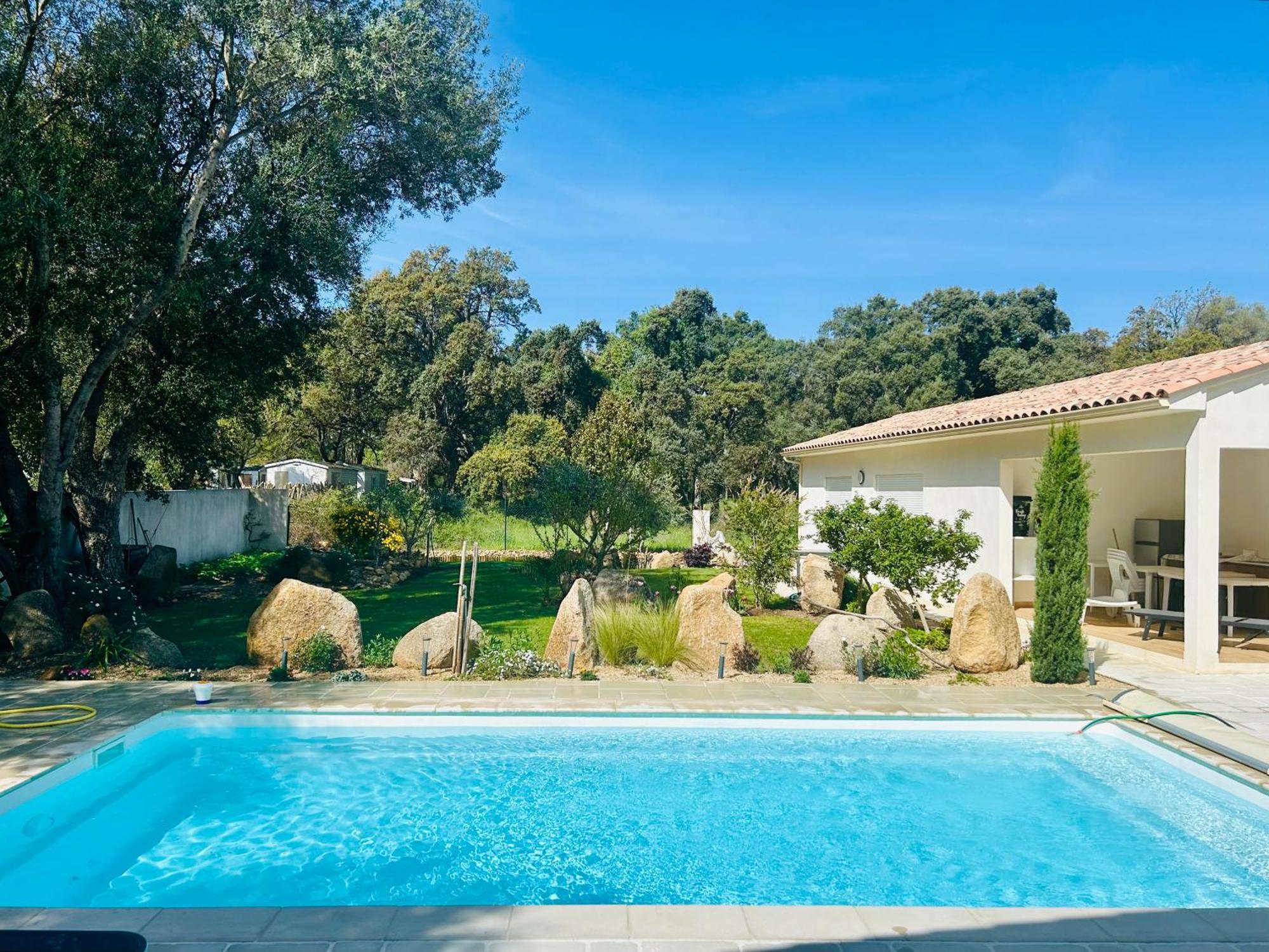 Mini Villa Pascal Paoli Avec Piscine - Proche Mer Prunelli-di-Fiumorbo Ngoại thất bức ảnh