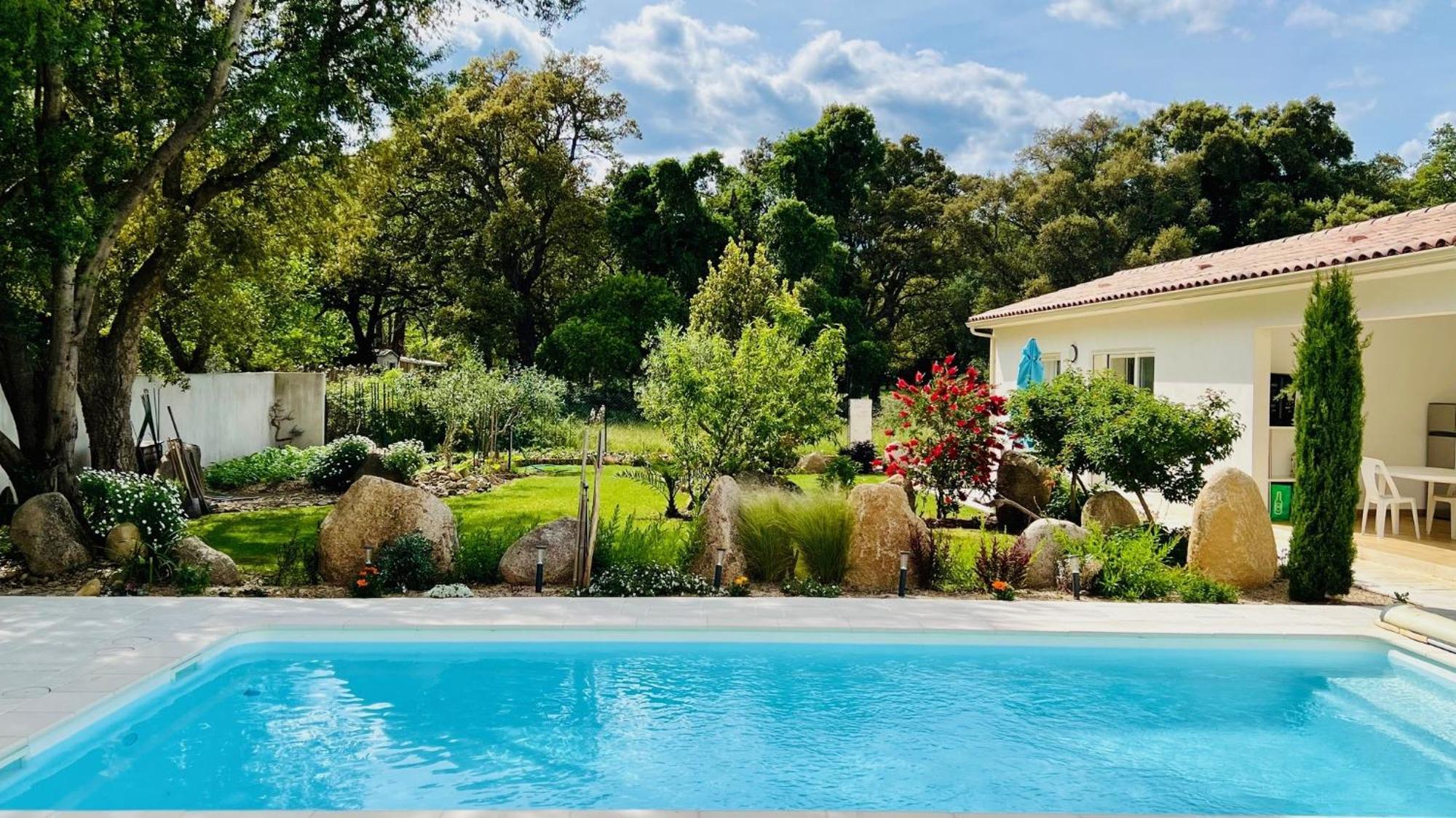 Mini Villa Pascal Paoli Avec Piscine - Proche Mer Prunelli-di-Fiumorbo Ngoại thất bức ảnh